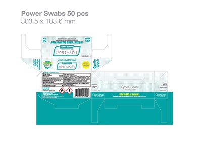 50 (Power Swabs 50pcs Box Op)